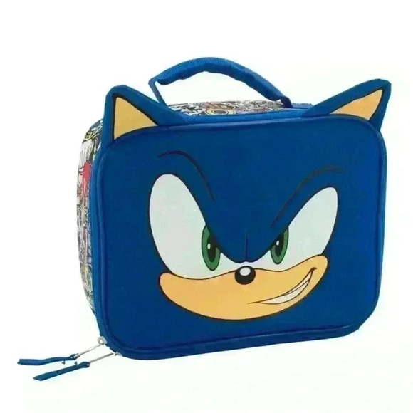 Sonic Kids Insulated Lunch Bag Lunchbox  NEW School Travel - Picture 1 of 5